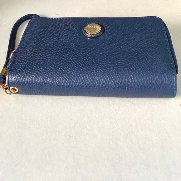 Handbags - NAVY BLUE WALLET WRISTLET USED WITH LOVE